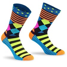 Calze ciclismo mtb multicolor - ciclismo,