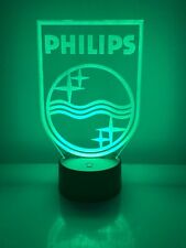 PHILIPS Ledlight Logo Lampada Hifi Amplificatore Giradischi No Marantz Pioneer 