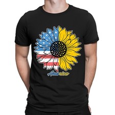 T-shirt America Sunflower Flag