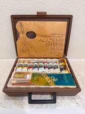 Set pittura ad olio vintage