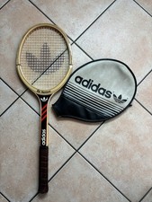 Adidas Ilie Nastase Racchetta Legno retro vintage Tennis Racket