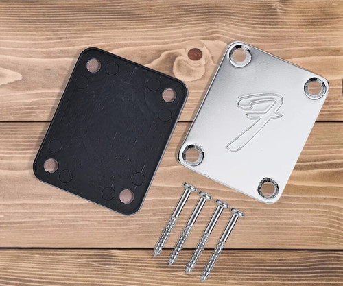 Piastra collo logo fender - piastra, f