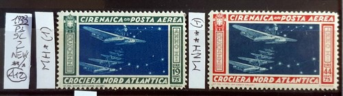 Italy regno 1933 - regno, cirenaica