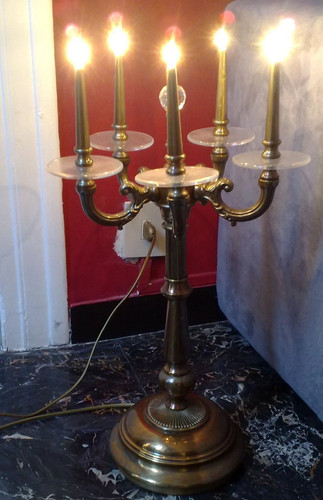 Candelabro luci vintage - candelabro,