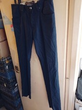 pantaloni jacob cohen lusso edizione classica taglia 32 uomo blu scuro --rari da trovare--
