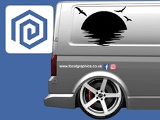 Sun Set Decalcomania Vinile