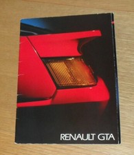 Brochure renault gta alpine - renault, v6