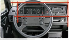 Plancia cruscotto golf - cruscotto, mk1