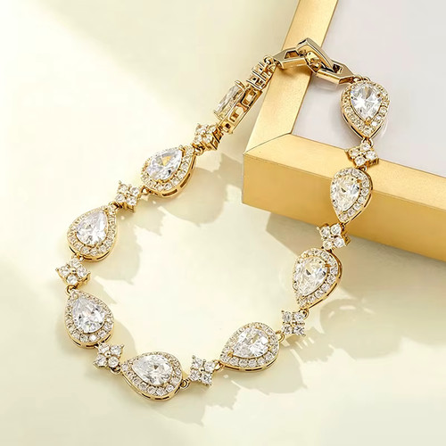 Bracciale 2mm moissanite - bracciale,
