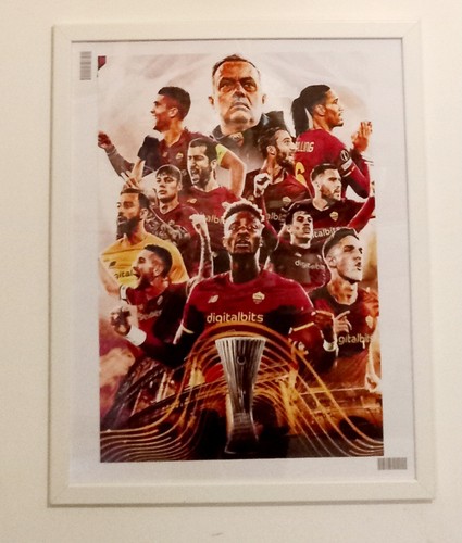 Poster roma campione - campione,