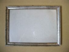 cornice in legno con vetro color argento - luce 31x21 circa 