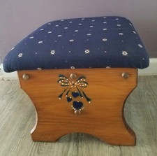 Pouf/poggiapiedi vintage Mary