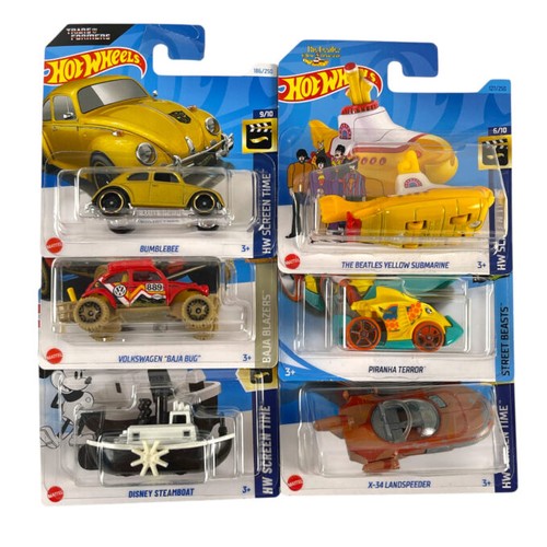 Set modellini hotwheels - 6x,