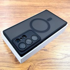 Custodia Lusso Opaca Samsung S25 S24 S23 S22 Ultra MagSafe Vetro Camera