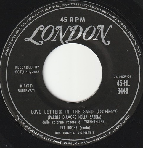 Pat boone love letters - pat, in