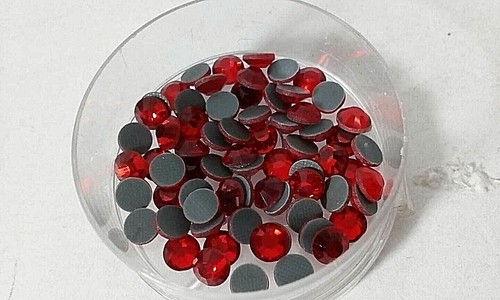 Strass crystal dmc rosso - strass,