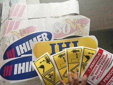 Ihimer 80 NX decalcomanie adesivi kit completo