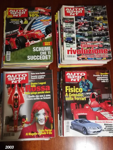 Autosprint anno 2003 - anno,