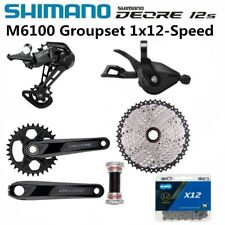 SHIMANO Deore 12 Velocità M6100 Gruppo SL Deragliatore Posteriore SGS Cassetta KMC Catena MTB