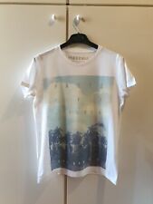 T-shirt Happiness Cotone Bianco Uomo Tg.s Con Stampa