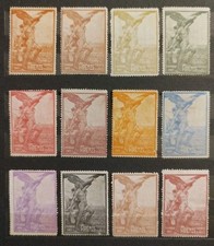 1911 Circuito Aereo di Firenze (Campo di Marte) - 12 erinnofili diversi colori