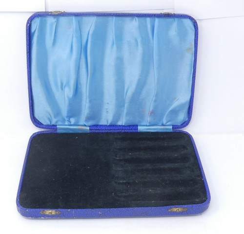 Blue crackle finish cutlery - blue,