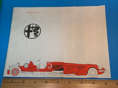 1971 alfa romeo saldi - saldi, brochure
