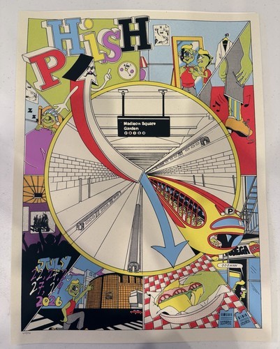 Phish poster 24 7 25 - poster, 7/25