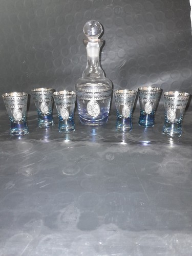 Set bicchierini con placca - bicchierini, in