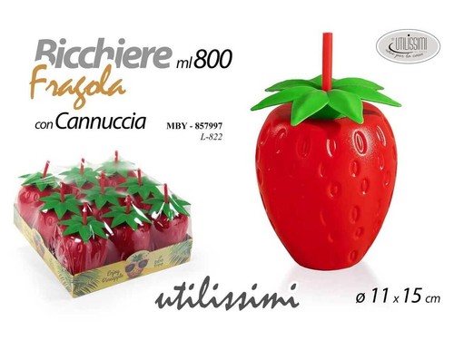 Bicchiere fragola con