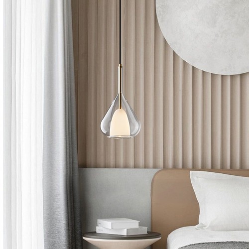 Lampada sospensione vetro - a,