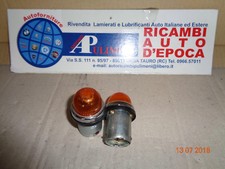 COPPIA LUCCIOLE FANALINI LATERALI FIAT 1400 GRAN LUCE BERLINA CABRIO CARELLO