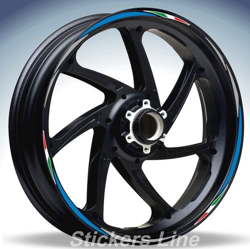 Adesivi ruote moto strisce