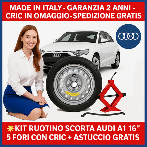 Ruotino scorta audi a1 - 16",