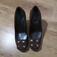 GUCCI HEELS SUEDE SIZE 37