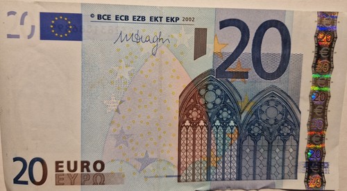 Banconota euro del 2002 - da,