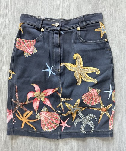 Gonna denim gianni versace - denim,