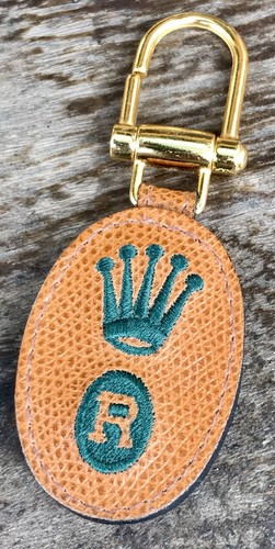 Rolex leather keyring - rolex,