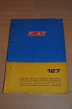 Ersatzteilkatalog Karosserie FIAT 127 1973 Gebrauch Ausführungen Tabellen 