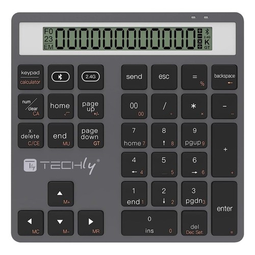 Techly tastierino numerico - tastierino, bt