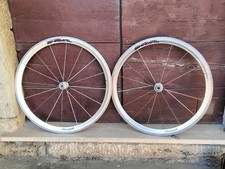Coppia Ruote Campagnolo Shamal 16 Raggi mozzi Super  Record Copertonocino 