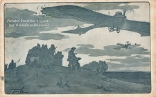 AK 1.WK Ricognizione Territoriale Soldati Tedeschi 1915 Usato Patriotica