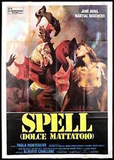 SPELL DOLCE MATTATOIO L'UOMO LA DONNA E LA BESTIA MANIFESTO 1977 MOVIE POSTER 4F