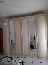 armadio a sei ante con specchi laterali stile veneziano