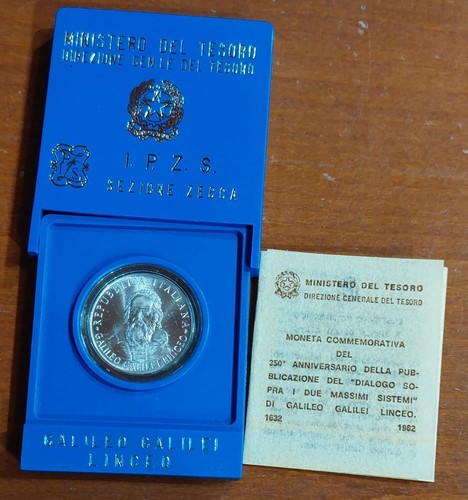 Moneta commemorativa galileo - moneta,