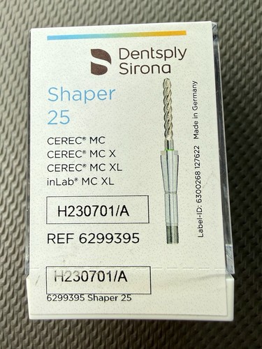 Cerec mcxl shaper - 25, frese