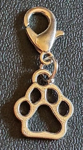 Charm impronta zampa cane - charm,
