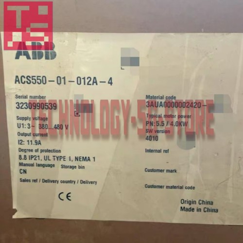 Inverter abb acs550 012a - inverter, acs550-01-012a-4