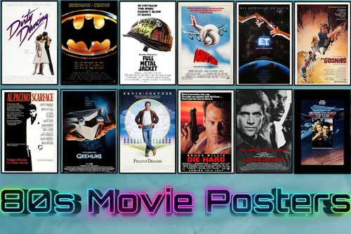 Classic movie posters 80s - 80's,