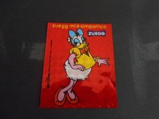 figurina stickers- ZUEGG MI E SIMPATICO-PAPERINA-figurina prismatica rosso